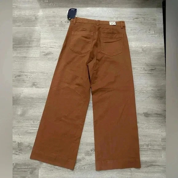 Gap wide legs high rise stretch pants size 10 - Picture 2 of 4